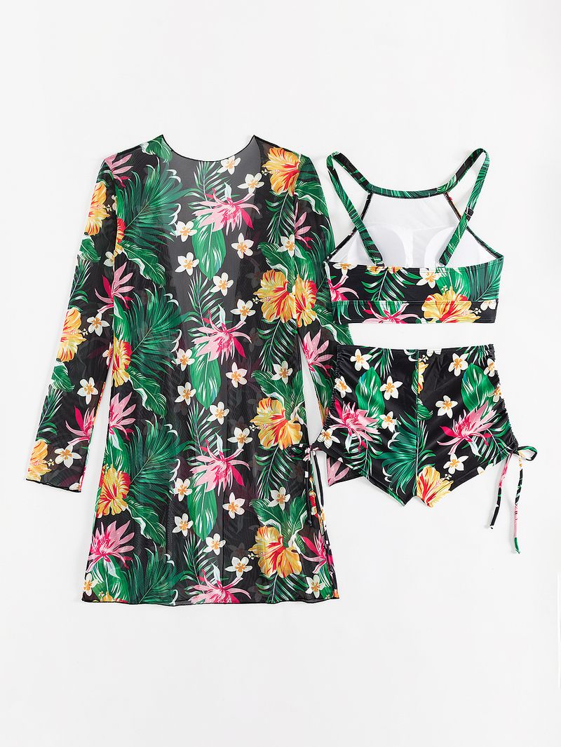 Dameskleding Badpak Driedelig damesboxershort met print_voghion.com