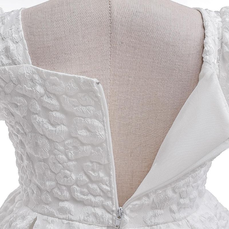Vêtements pour bébés filles, style Royal, robe de princesse à manches bouffantes avec grand nœud, pour fête d'enfants_voghion.com