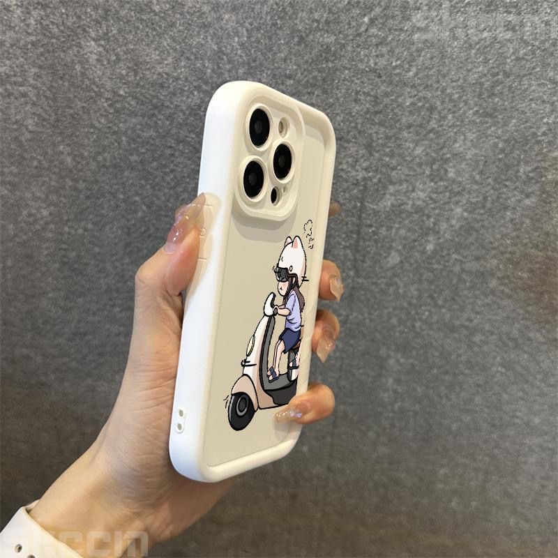 Custodia per bambina con design elettrico alla guida per Samsung Galaxy S25 S24 S23 S22 Ultra S21 Plus S20 FE A15 A35 A54 A55_voghion.com