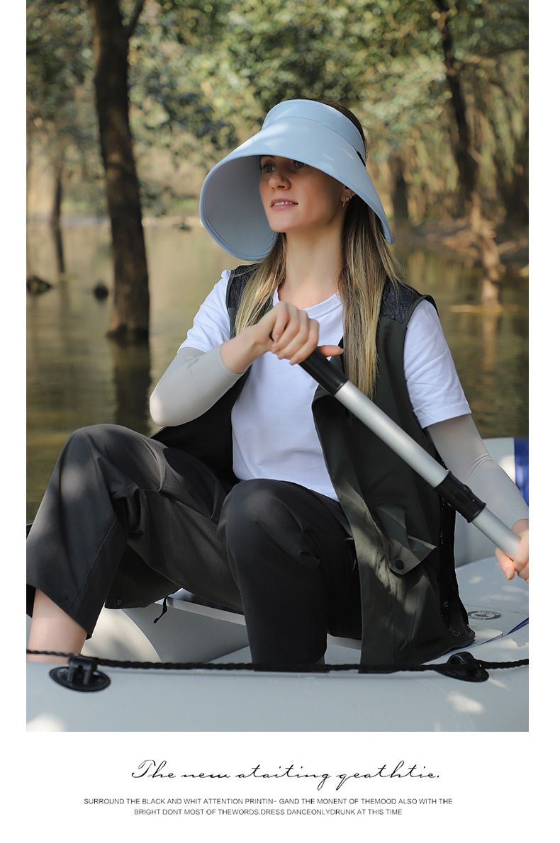 Women's Wide Brim Sun Hat With Cooling Fabric - Foldable & UPF50+ For Outdoor & Travel_voghion.com