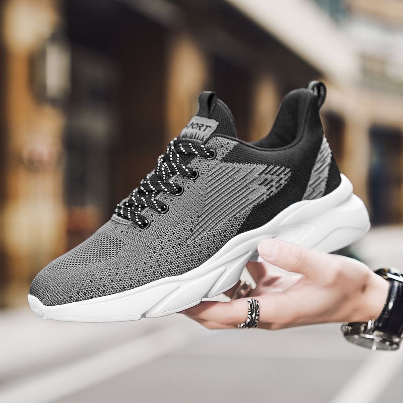 MAEDEF Baskets en maille pour hommes, chaussures de course légères et respirantes, confortables, tendance, décontractées, pour la gym et la marche, vulcanisées_voghion.com