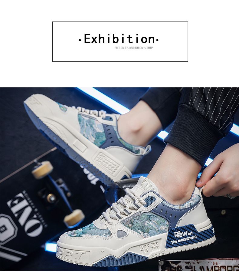 Scarpe da uomo autunno, nuove, coreane, alla moda, popolari su Internet, versatili e alla moda, antiscivolo._voghion.com