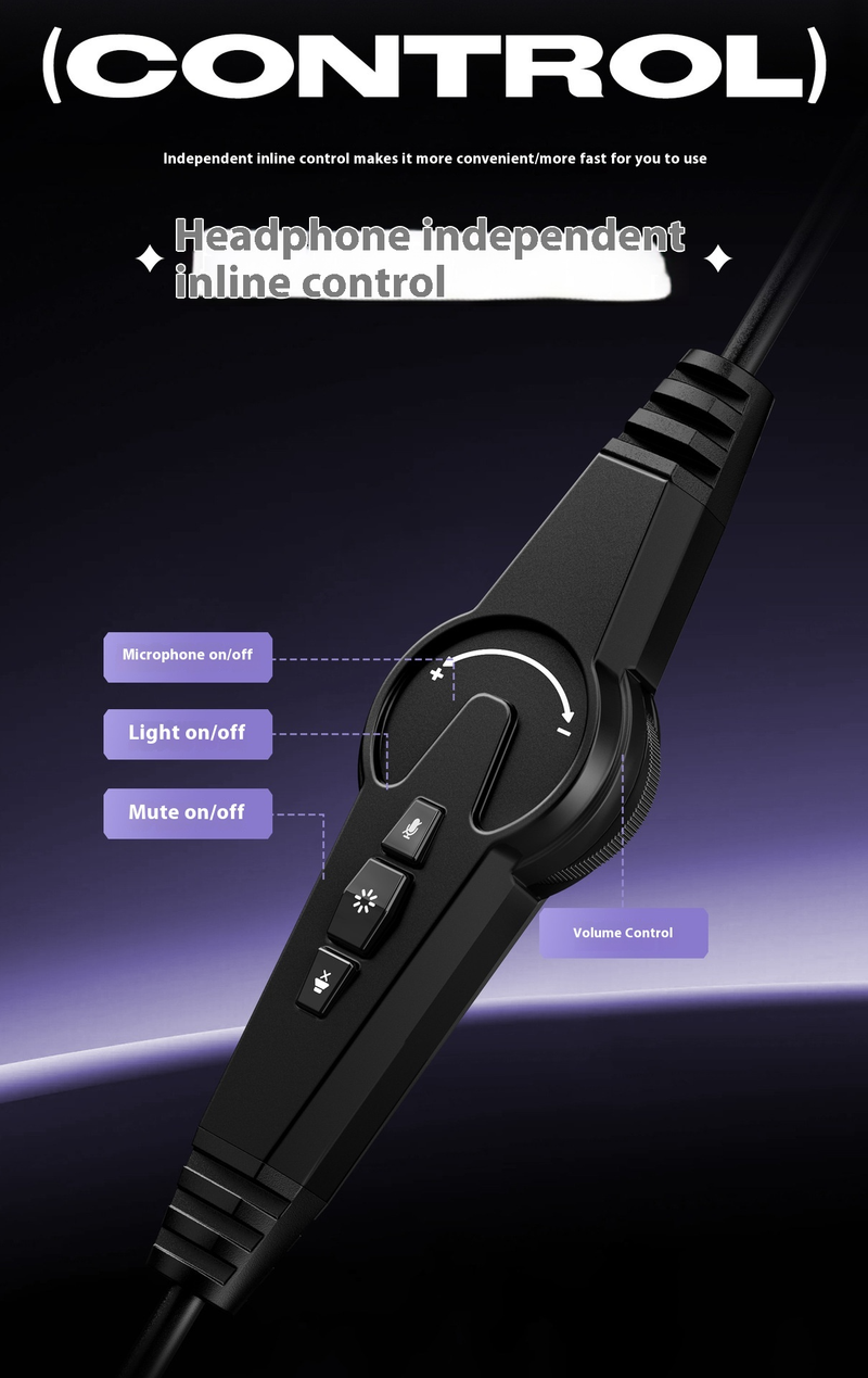 Casque de jeu Esports S506 RGB avec microphone, réduction du bruit, son surround 7.1, confortable à porter, compatible PC_voghion.com