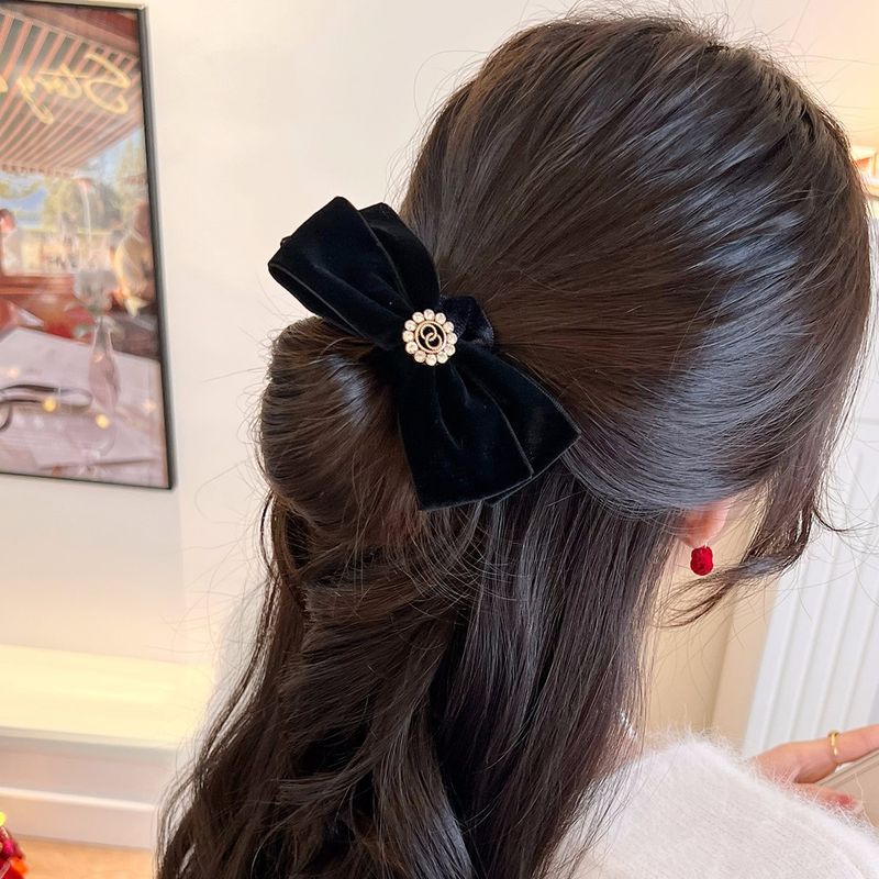 Principessa nei guai, anello per capelli, elastico, corda per capelli, piccolo copricapo con fiocco di velluto profumato, copricapo con fermaglio_voghion.com