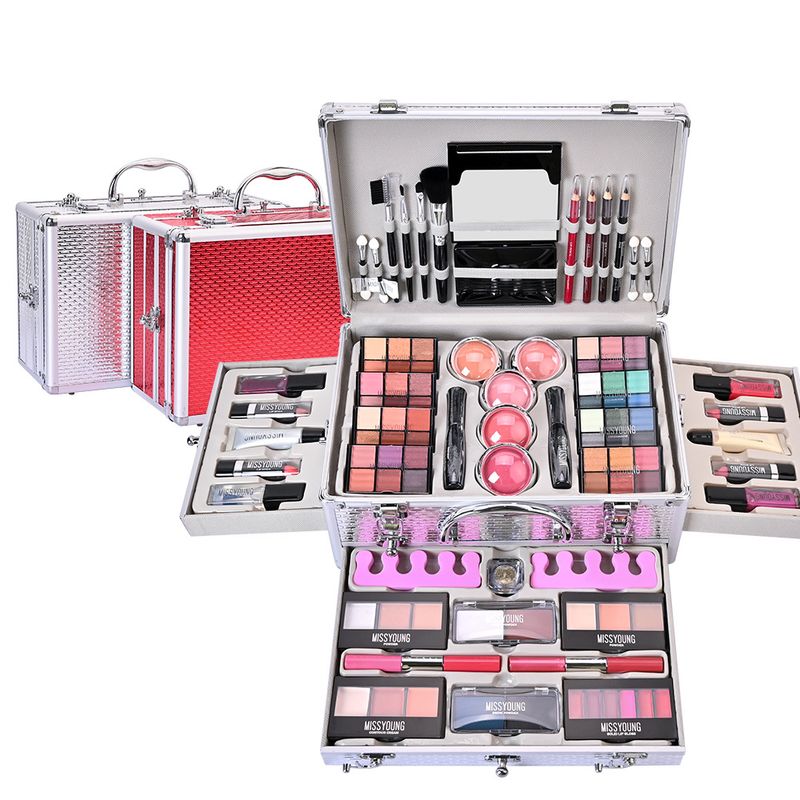 MissYoung Professional 8-kleuren oogschaduwpalet make-upset - vakantiegeschenkset voor schoonheidsspecialisten en beautyliefhebbers (MC1149)_voghion.com