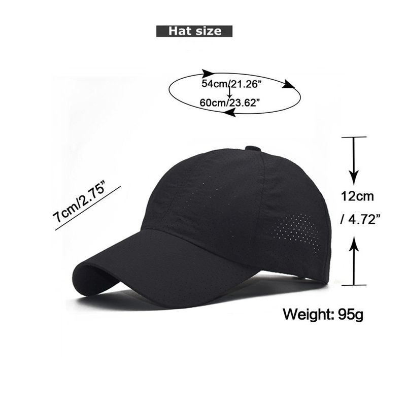 Pălărie de baseball cu limbă de rață pentru bărbați și femei, cu uscare rapidă, respirabilă, cu uscare rapidă, cu placă de baseball, culoare solidă, Street Dance, Hip Hop_voghion.com