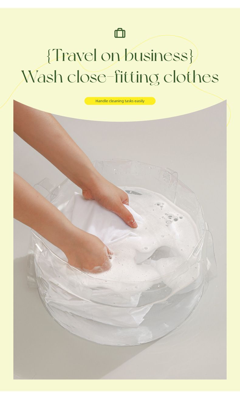 Collapsible Water Bucket For Camping - Large Capacity Portable Water Container With Handle_voghion.com