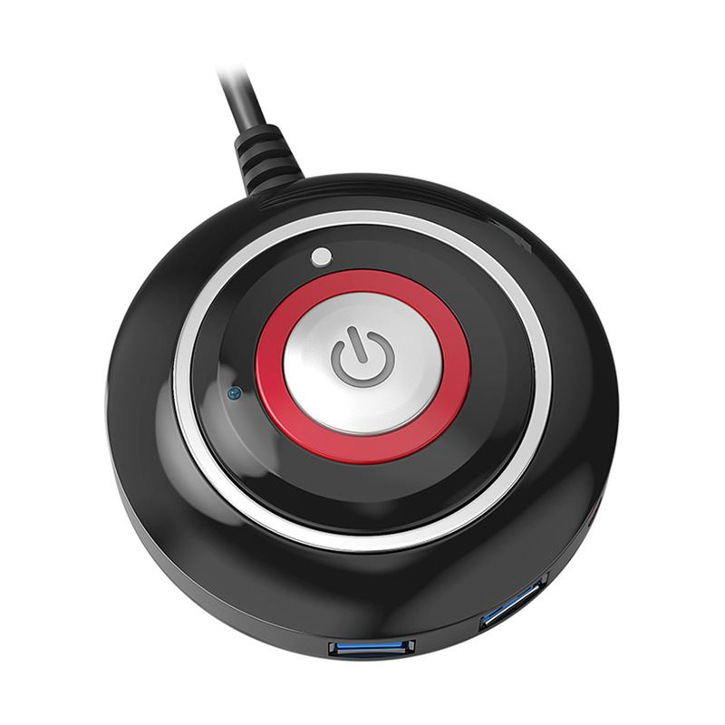 Multi-function Interface Dual USB Audio Big Reset with Extension Cord Desktop PC Power Button Switch for Home Office_voghion.com