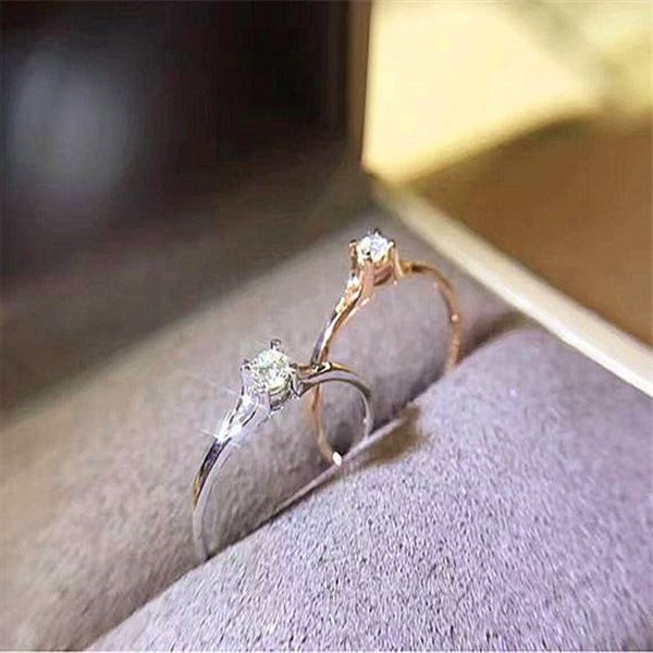 Accessori Moda Semplice Anello da donna tempestato di diamanti_voghion.com