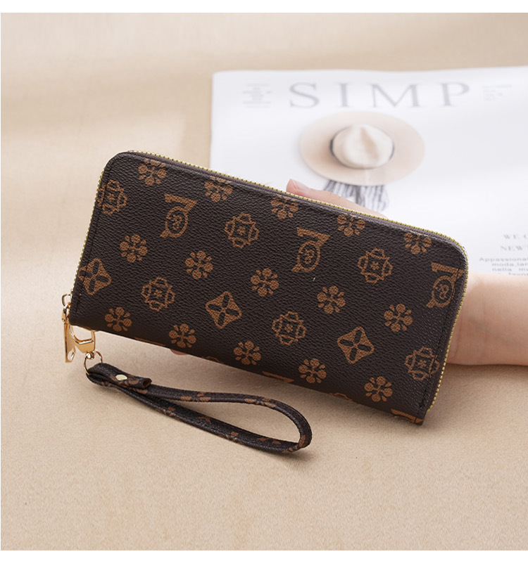 Lompakkokukkaro Naisten Naisten Pitkä Clutch Laukku Monitoiminen Suuri kapasiteetti Presbyopia Matkapuhelinlaukku Kolikko Lompakko Lompakko Lompakko Lompakko_voghion.com