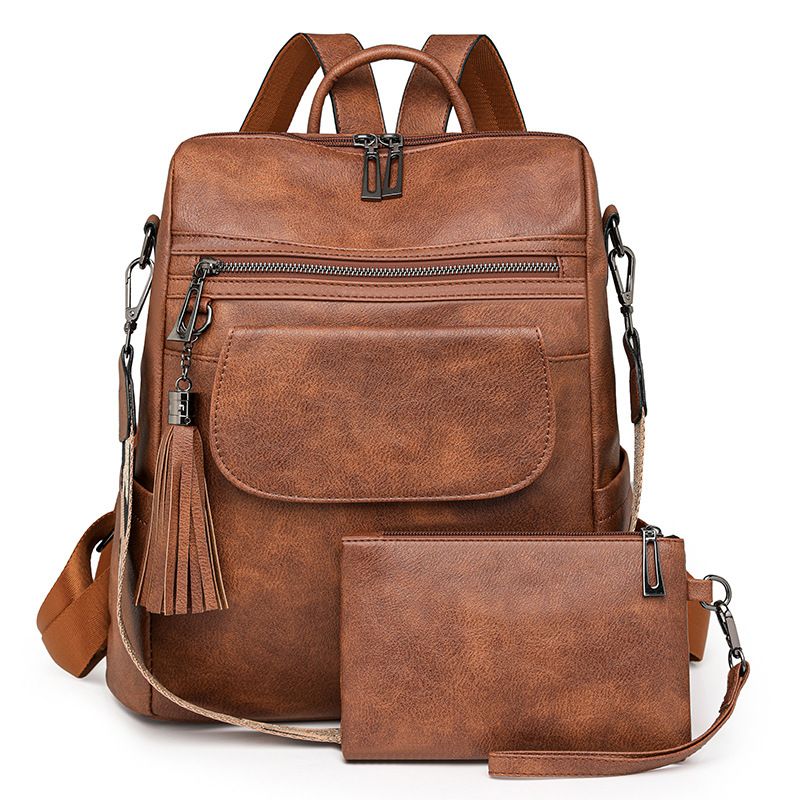 Cute New Leopard Print Fashion Large Capacity Women's Backpack_voghion.com