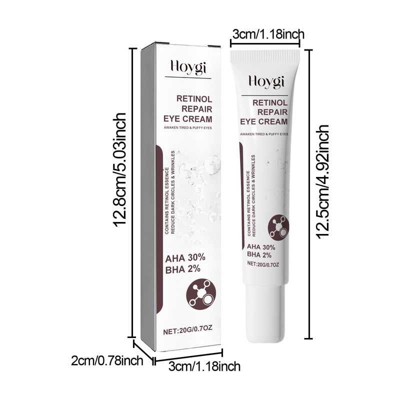 Retinol Augencreme, feuchtigkeitsspendende und feuchtigkeitsspendende Augenpartie, Massagepflegecreme_voghion.com