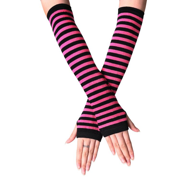 Korean Style Autumn Winter Cute Knitted Fingerless/Semi-Finger Warmers Fashionable Wrist_voghion.com