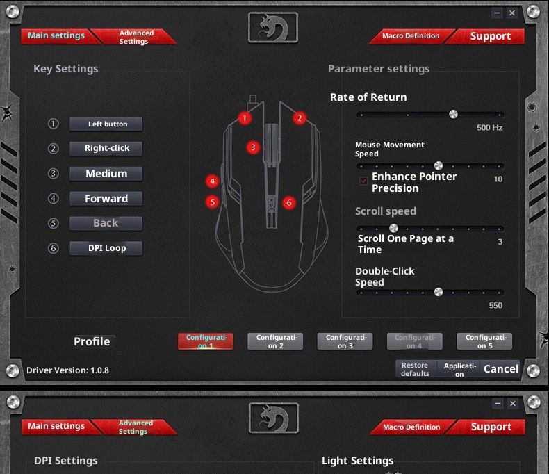 Digitex Digitex New Alliance Mamba Wired Gaming With Weight USB Laptop Mouse_voghion.com