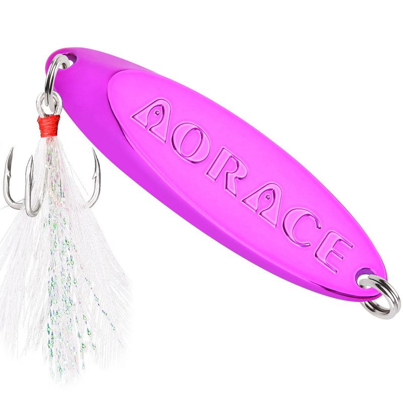 Nuova esca in metallo per acqua dolce con amo triplo esca bionica con paillettes inclinate e lancio lungo_voghion.com