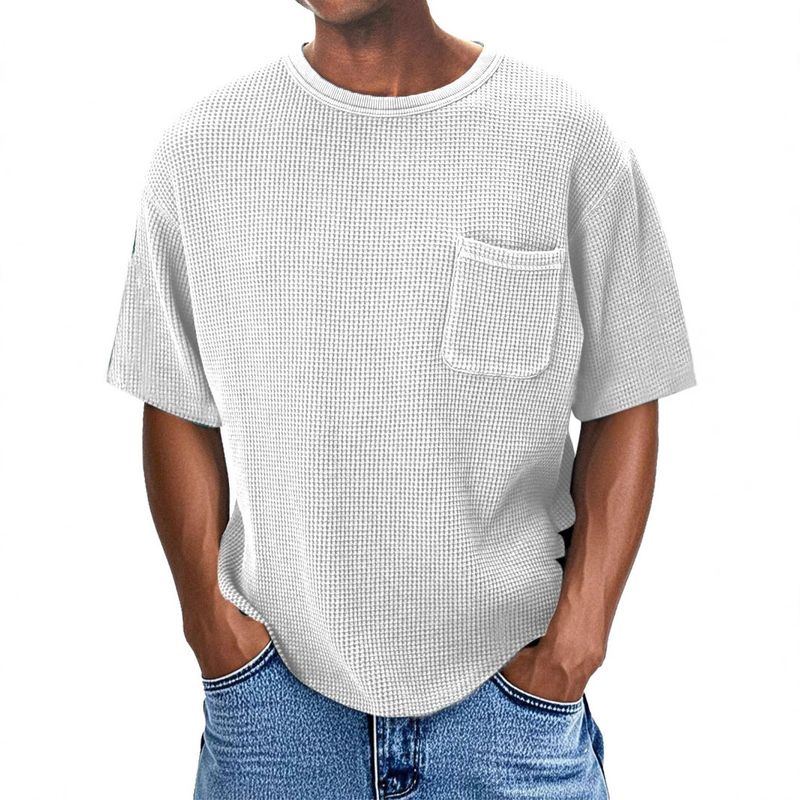 Camicia da uomo con colletto rovesciato, manica corta, ampia e alla moda, taglia 6-3, 2025_voghion.com
