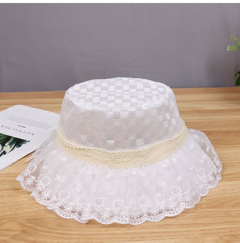 Chapeau bob en maille et dentelle pour femme, chapeau d'été respirant et doux pour l'extérieur, idéal pour les voyages, 2025_voghion.com