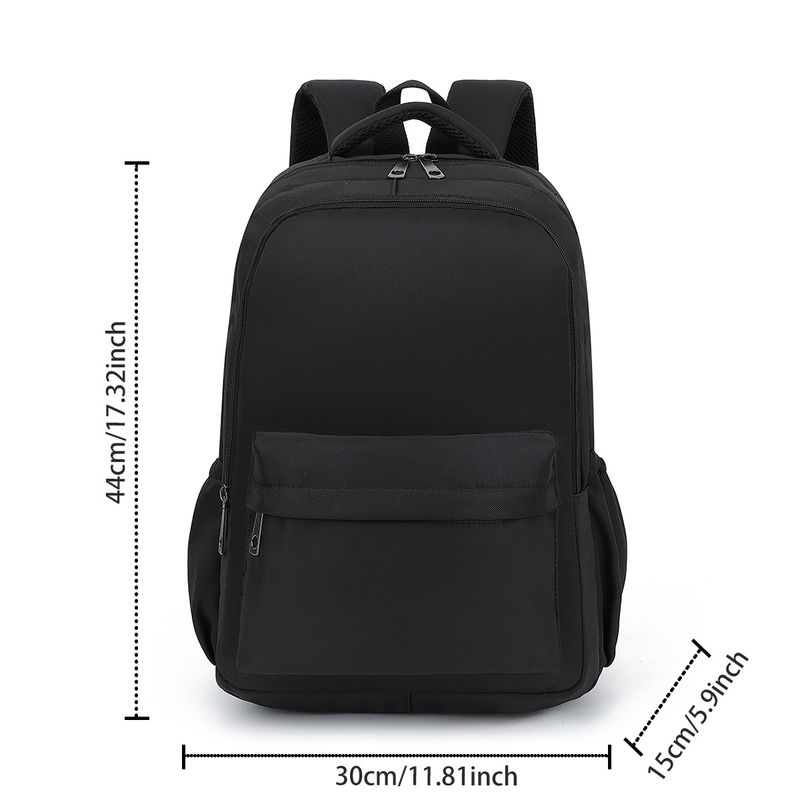 Waterdichte 20 inch effen kleur school dagelijkse schoolrugzak_voghion.com