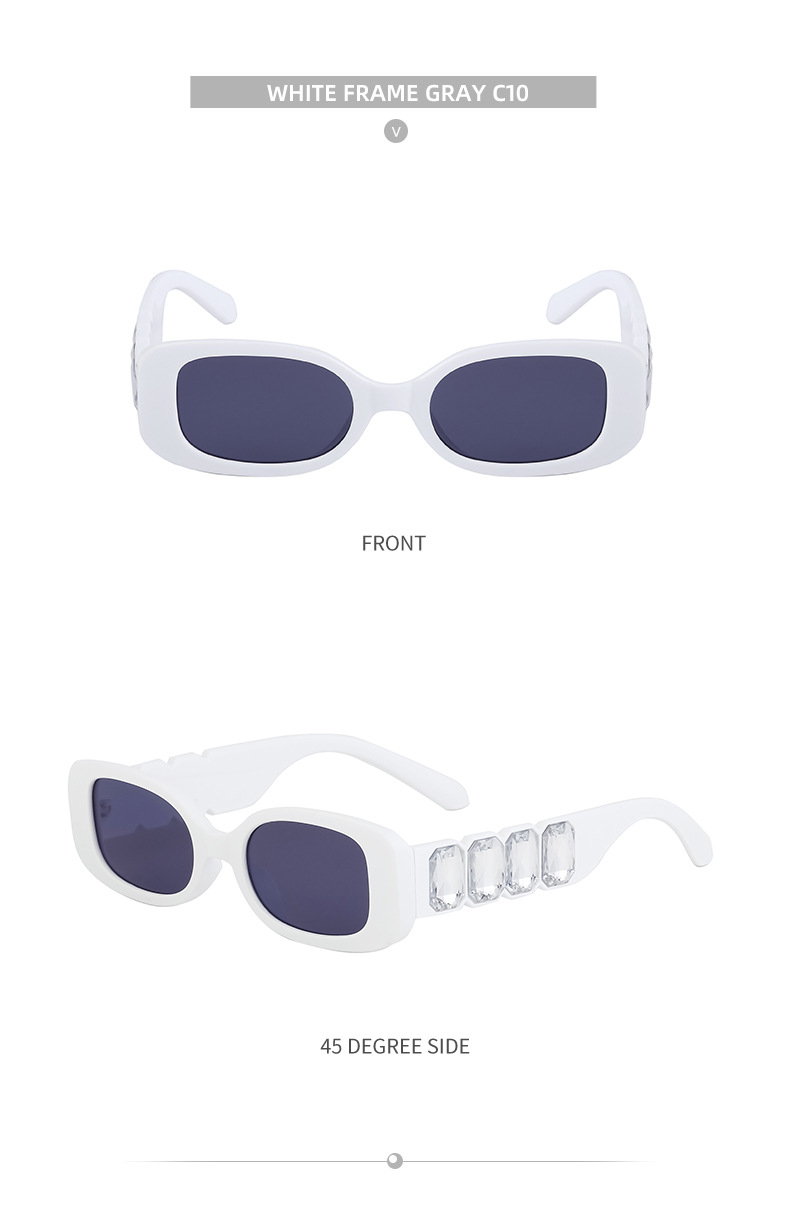 Personalisierte Sonnenbrille mit kleinem Rahmen für Damen mit Diamant-Intarsien-Box-Sonnenbrille für Herren-Sonnenbrille_voghion.com