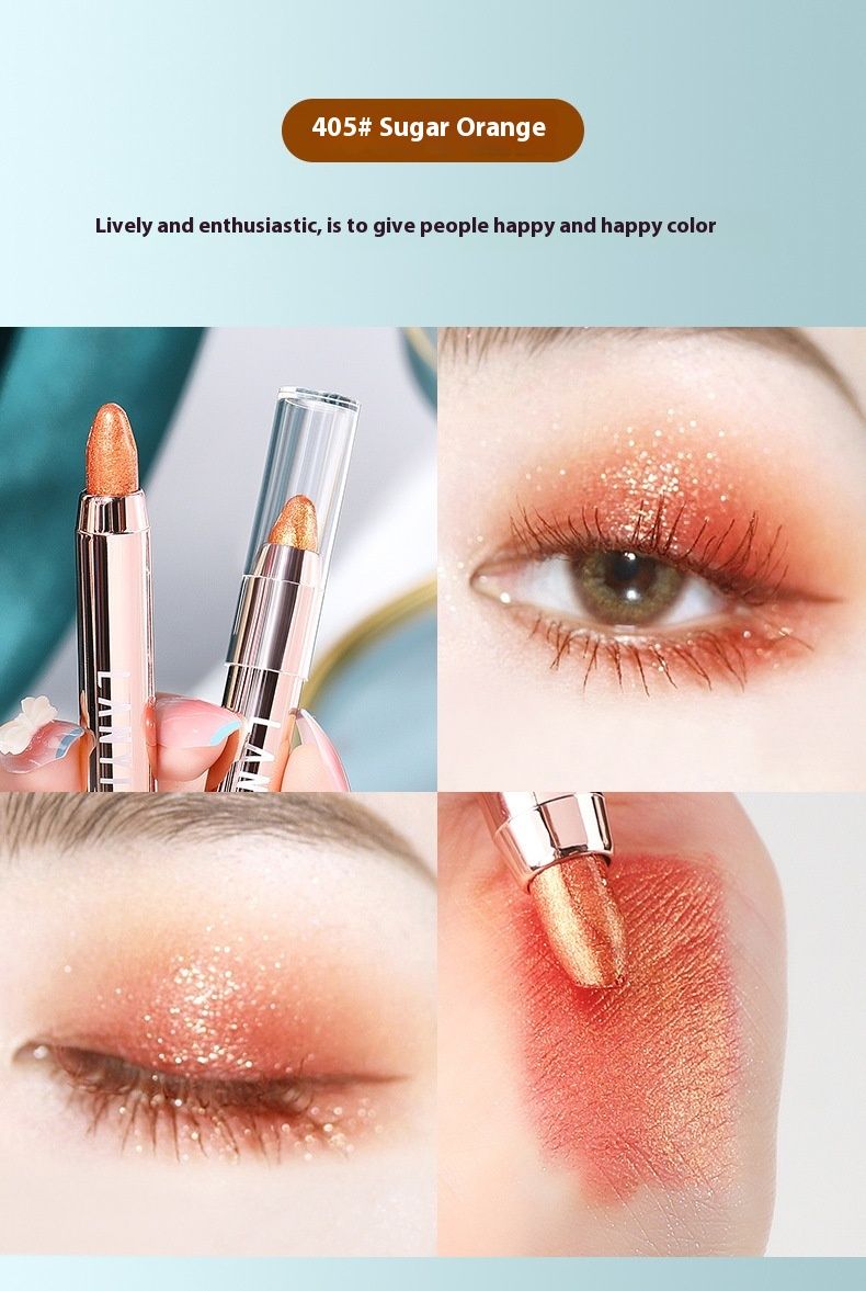 Stiloul fard de pleoape Phantom Iridescent Highlight este modelat cu o notă de sclipici fin perlat pentru a lumina fardul de pleoape cu cap dublu._voghion.com