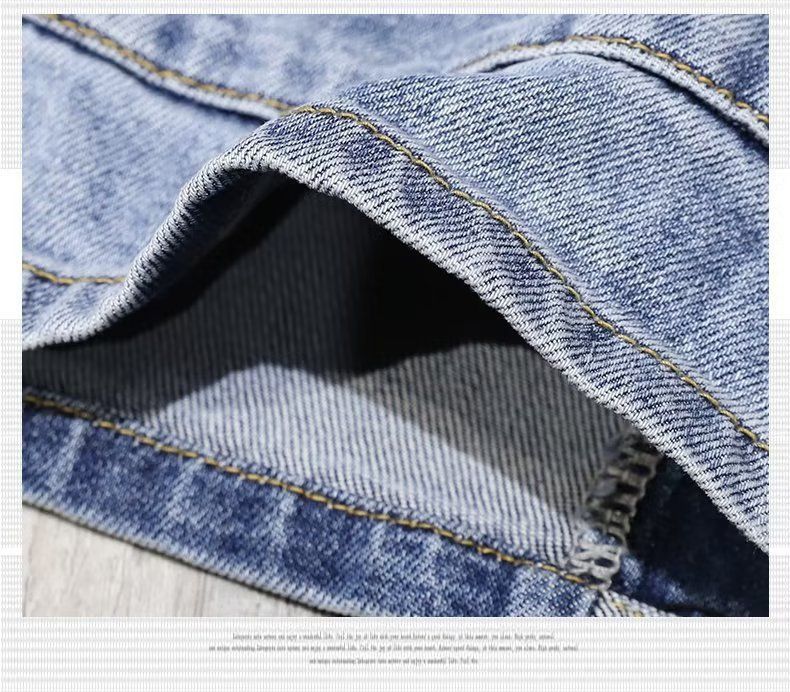 Herenkleding Lente en Zomer Nieuwe Halfbroeken Mode Heren Gewassen Gescheurde Gaten Patches Verf Slim Fit Splicing Denim Shorts Heren_voghion.com