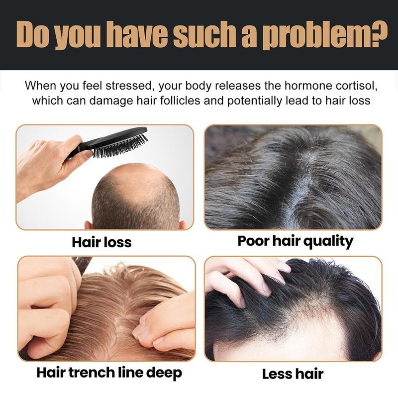 2PCS Anti-Haarausfall-Shampoo, Verdickungsshampoo, Wurzelaktivator-Shampoo, nährendes Haarwachstums-Shampoo für dünner werdendes Haar und Haarausfall_voghion.com