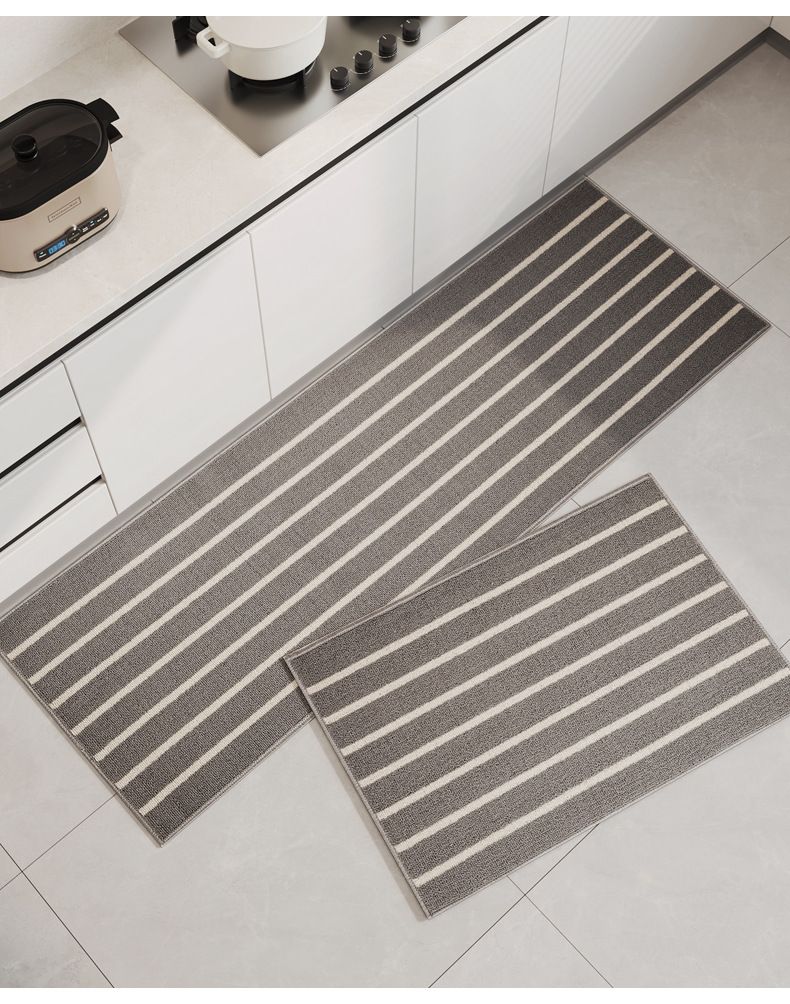 Tapis de sol de cuisine en velours pour la maison et le jardin, absorbant l'eau, antidérapant, résistant à l'huile et à l'essuyage, résistant à la saleté, paillasson_voghion.com