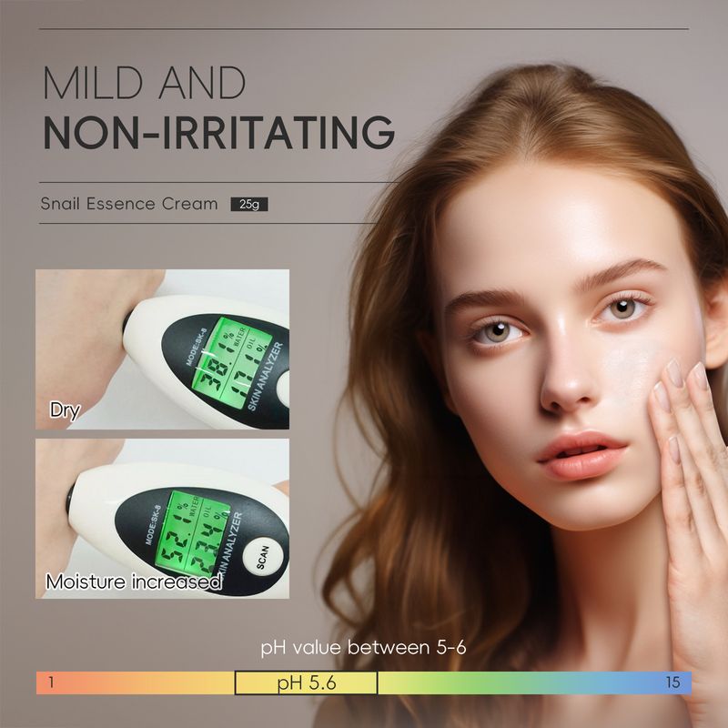 Emulsione Crema all'Essenza di Lumaca 25g Prodotti Idratanti per la Cura della Pelle_voghion.com