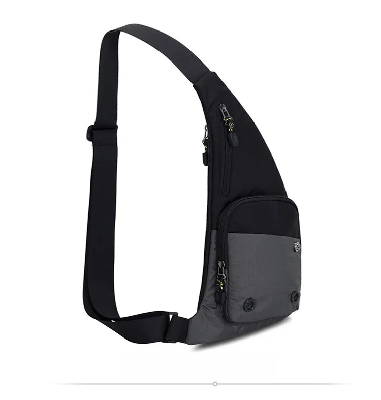 Umhängetasche mit einer Schulter für Herren, Brusttasche für Damen, wasserdichte und modische Brusttasche für Sport und Freizeit_voghion.com