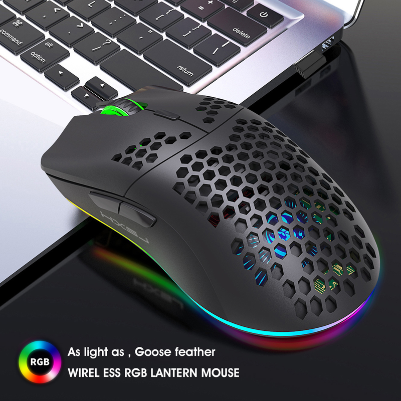 Lightweight Design Hole 2.4G Wireless Gaming Mouse 3600dpi Adjustable 125HZ Suitable For Desktop Laptops_voghion.com