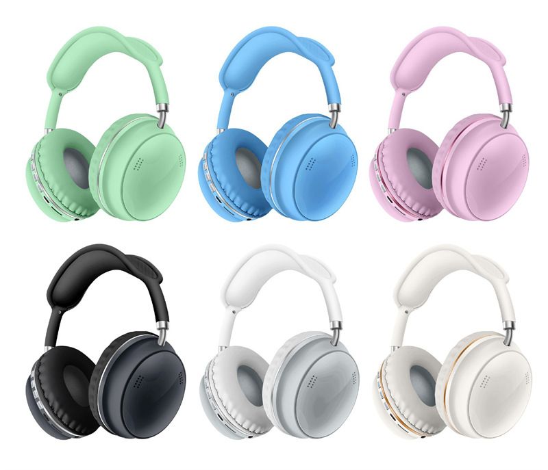 Draadloze Bluetooth gaming-hoofdtelefoon met diepe bas, ruisonderdrukking, speeltijd van meer dan 8 uur, led-lampjes - over-ear comfort voor muziek en gesprekken_voghion.com