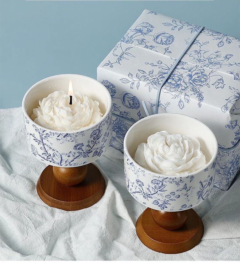 Kaarsen Camellia Geurkaars Cadeauset Elegante Bloemige Aromatherapie Kaarsen Voor Verjaardagen Bruidsmeisjes Cadeaus Kerst Huisdecoratie Met Premium Sojawas_voghion.com