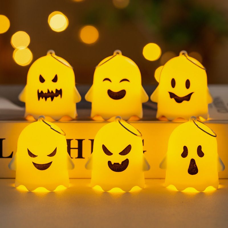 Halloween Decorations Miniature Scene Ornaments Mini Pumpkin Lantern Trick Or Treat Ghost Hanging Party Props_voghion.com