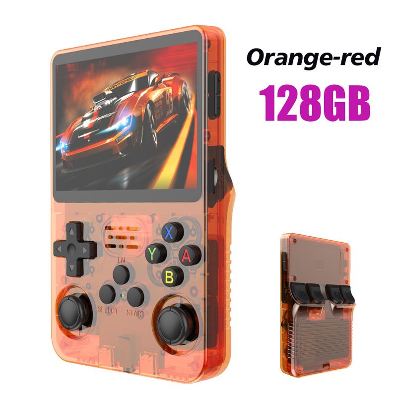 128G R36S Retro Handheld Video Game Console Linux System 3.5 Inch IPS Screen R35s Pro Portable Pocket Video Player 64GB Games_voghion.com