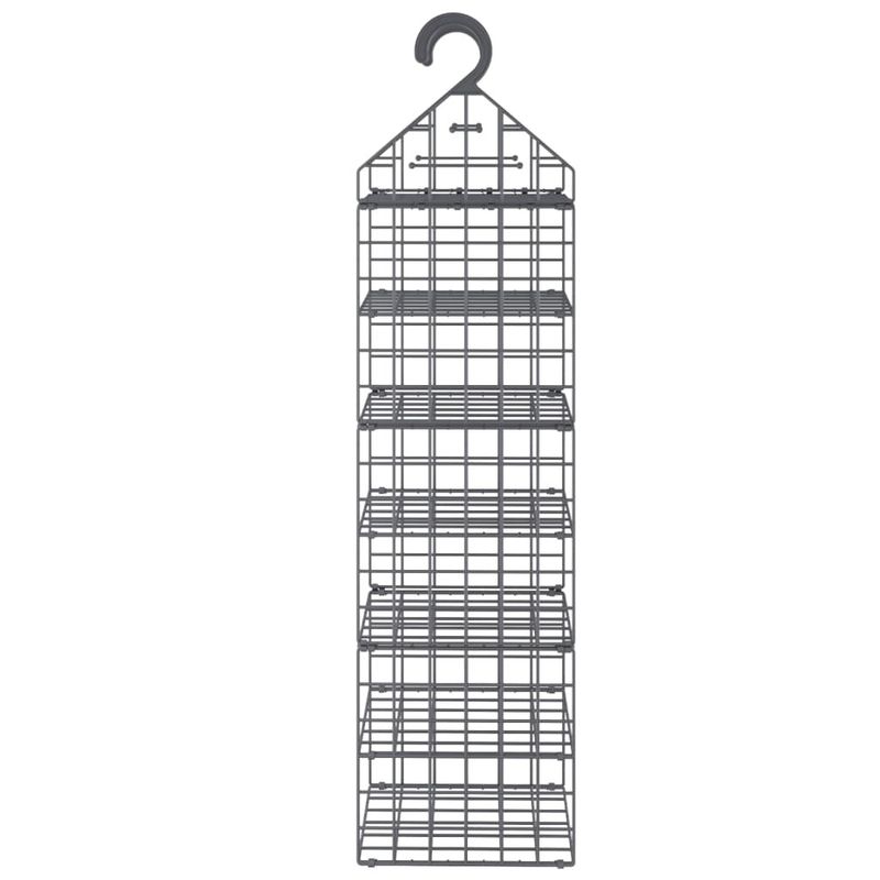 Hanging Closet Organizer with 7 Shelves 2 pcs_voghion.com