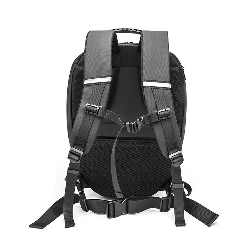 Accessori per moto, zaino per casco, borsa da equitazione Iron Hero, schermo LED non luminoso, guscio in PC, zaino in nylon nudo_voghion.com