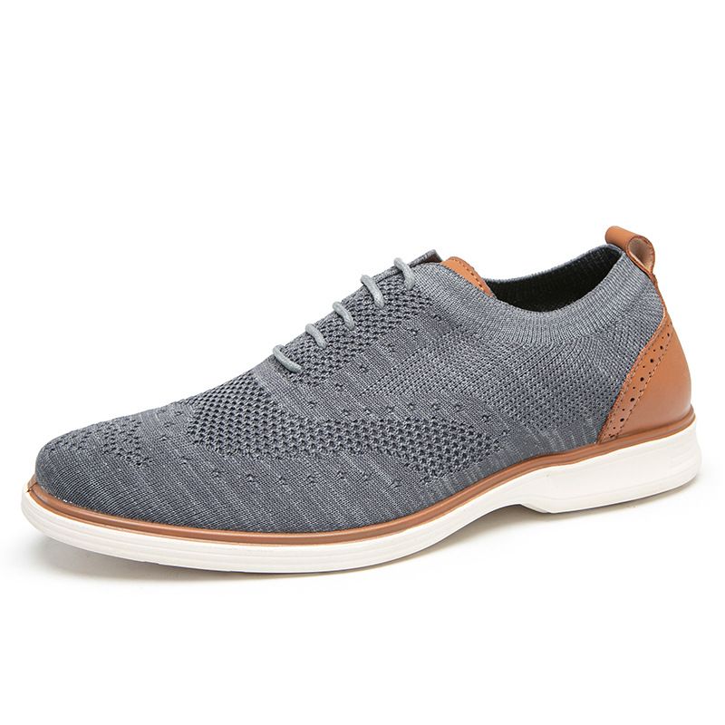Scarpe formali da uomo 2025, stringate, casual, leggere, antiscivolo, morbide, con suola larga, taglia EU 45_voghion.com
