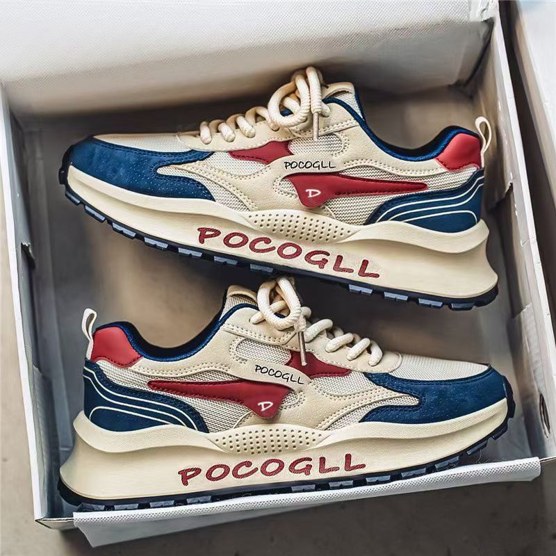 Men's 2025 Summer Breathable Odorous Versatile Mesh Sports And Leisure Height Increasing Dad Trendy Shoes For Men_voghion.com