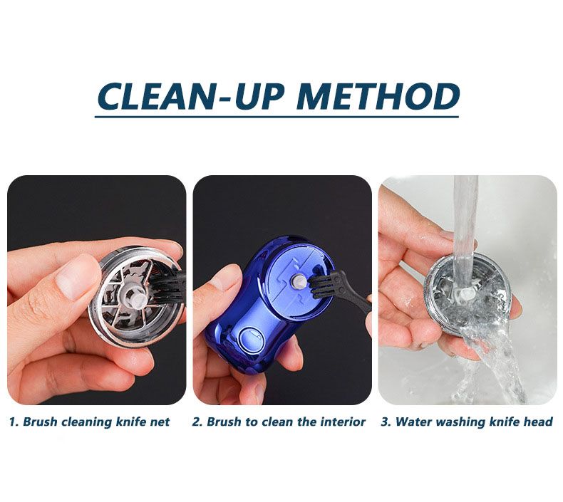 Mini Electric Shaver for Men Portable Beard Knife TYPE-C Charging Shavers Face Body Razor with Digital Power Display_voghion.com