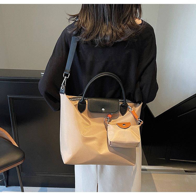 Borsa da donna, grande capacità, portatile, stile gnocco, alla moda, con tracolla a tracolla e giunzioni_voghion.com