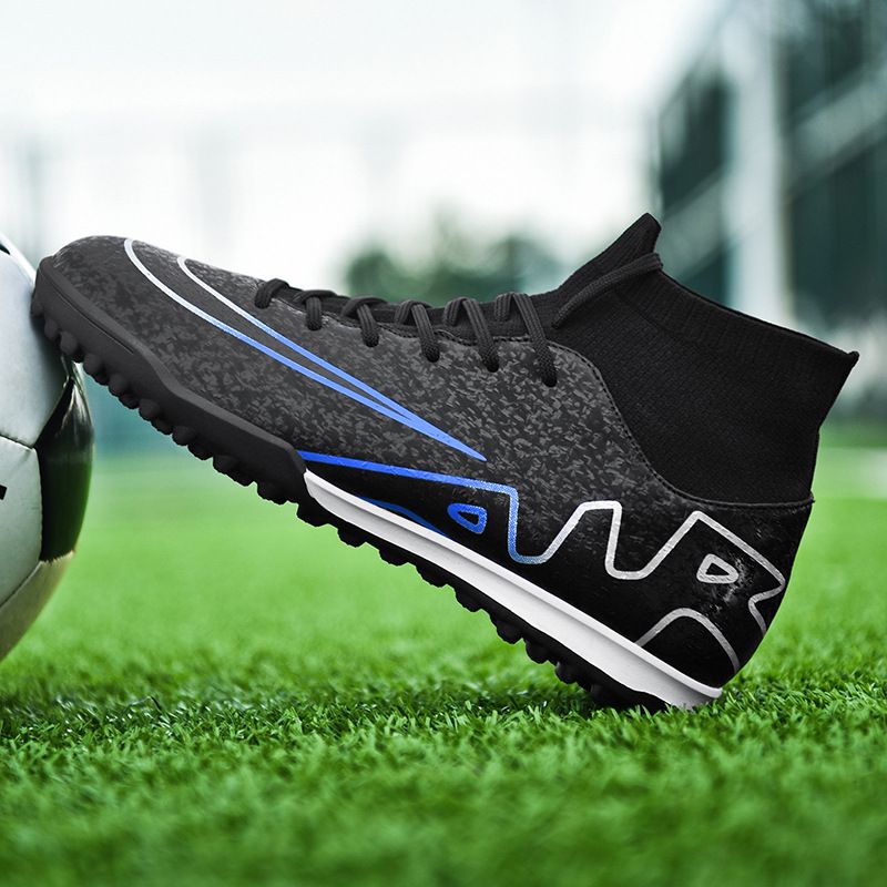 Fußballschuhe High Top Fußballschuhe Tatsächliche Kunstrasen-Fußballschuhe Nageltrainingsschuhe_voghion.com