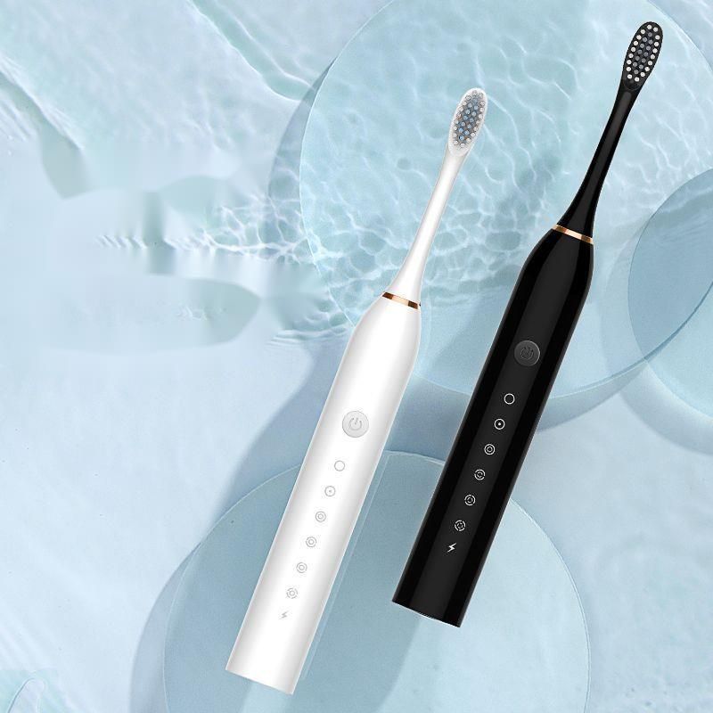 New Model Small M Electric Toothbrush Smart Rechargeable DuPot Soft Bristles Soic Vibratio Adult Uisex Couple_voghion.com