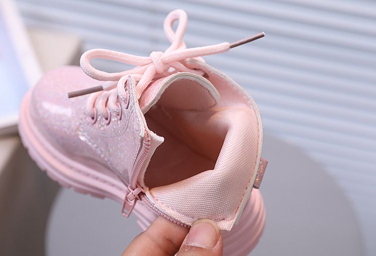 Children' Martin 2024 Autumn/Winter New Boy' Baby Shoe with Leather Surface Short and Front Strap Girl' Fahion_voghion.com