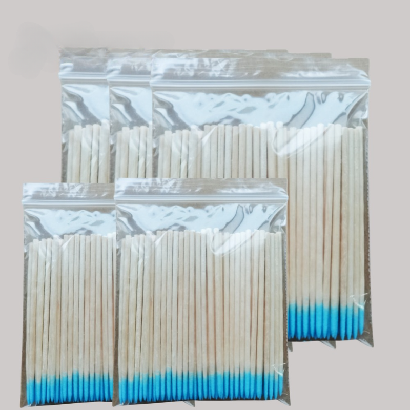 100/300/500/1000 Stück 50/100er-Set Wattestäbchen für präzises Make-up, Augenbrauen- und Wimpernkunst – Einweg, Beauty Essentials_voghion.com