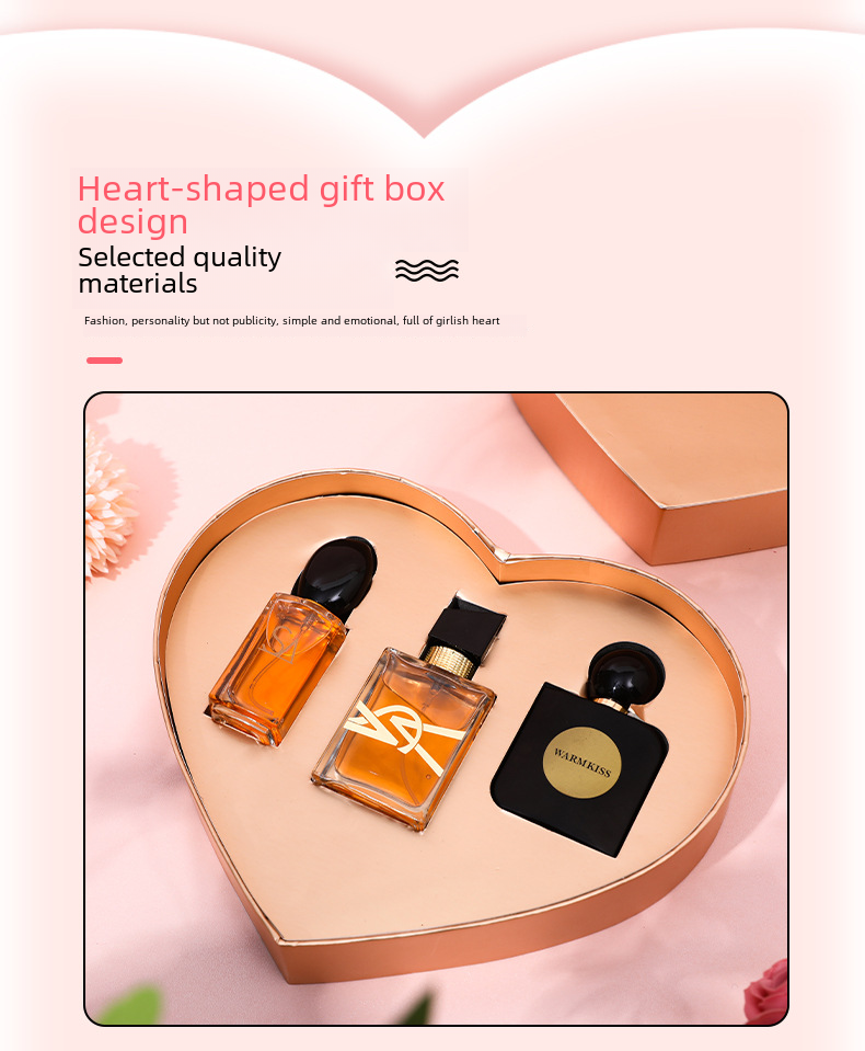 2024 Nieuwe Parfum Hot Online WARMKISS Black Opium Free Water Love Parfum Geschenkdoos Driedelige Set Valentijnsdag_voghion.com