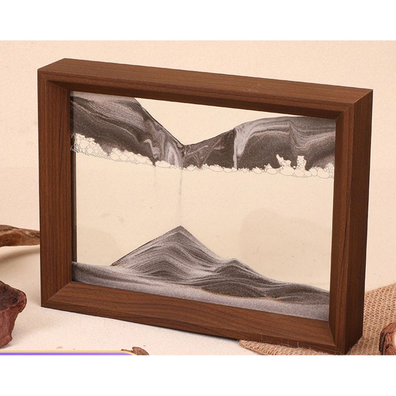 Quicksand Painting Ornament Living Room Desktop Decoration Wine Cabinet Hourglass Office Glass Craft Simple Modern Style_voghion.com
