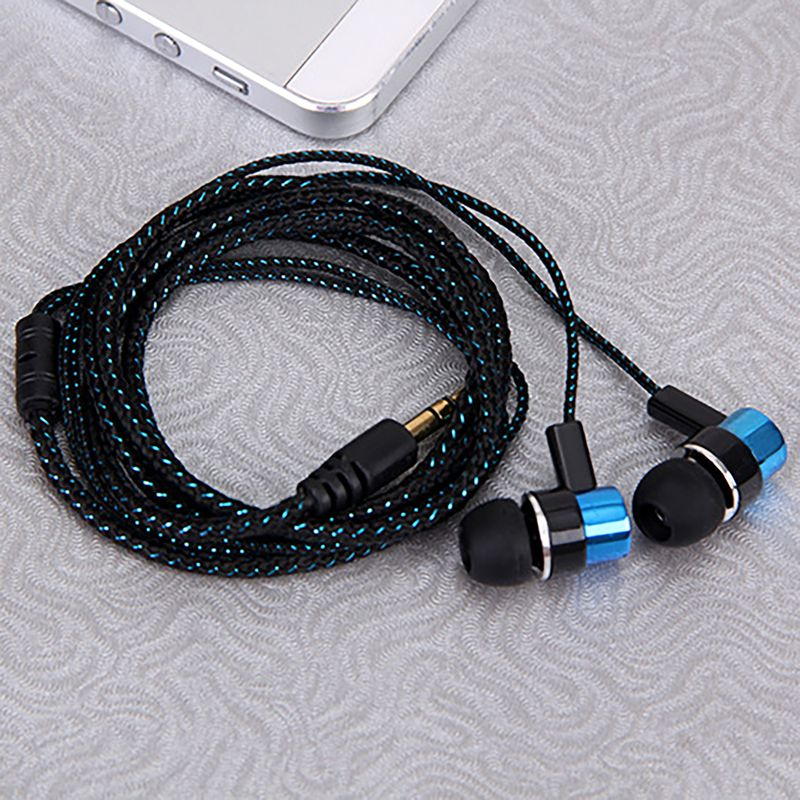 Wired High Fidelity Noise Cancelling Lightweight 3.5mm Stereo Sports In-ear Gaming Earbud for Running_voghion.com