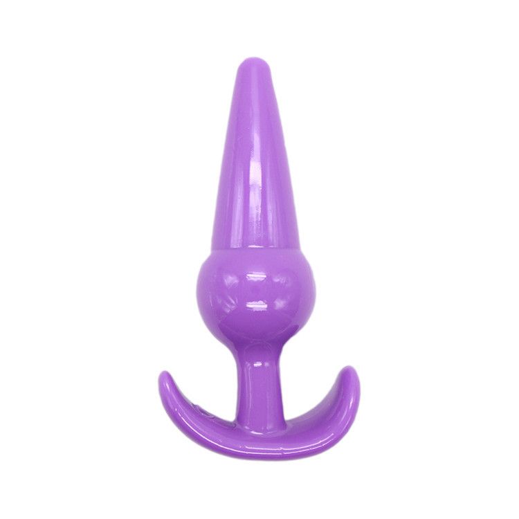 Plug anal souple avec queue - Stimulateur de point G flexible pour couples (matériau gélifié)_voghion.com