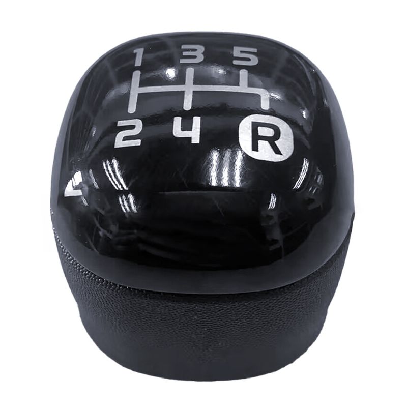 Button Fiat For Panda From 2012 - Black 5-speed Accessories Plastic Gear Knob Stick_voghion.com