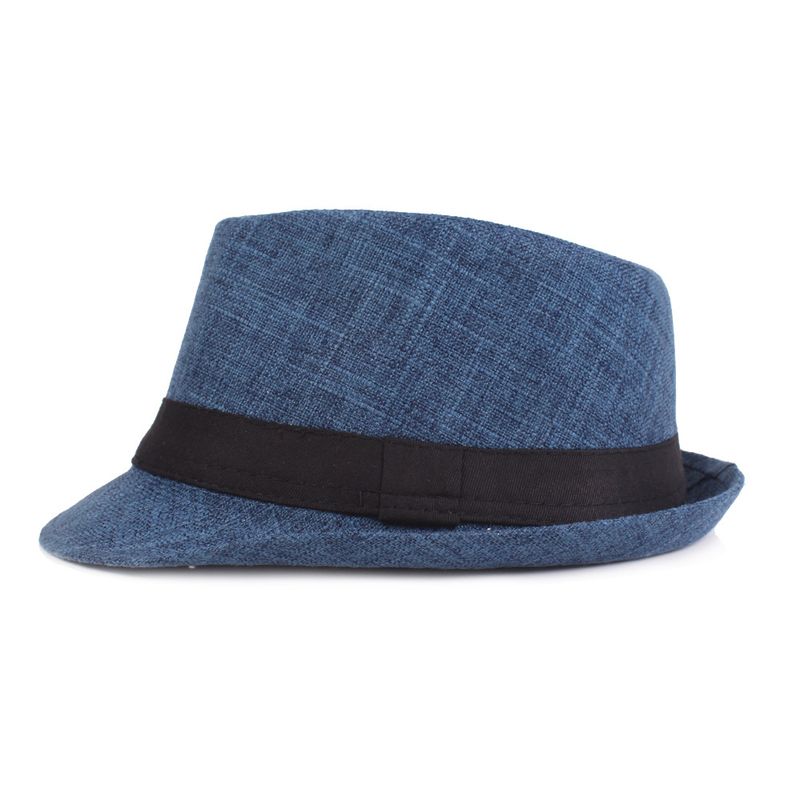 Cappelli da sole primaverili e autunnali jazz per anziani di mezza età, cappelli a cilindro da uomo_voghion.com